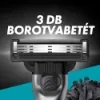 Gillette Mach3 Charcoal Borotvabetétek Férfiaknak, , 5 db Borotvabetét termékhez kapcsolódó kép