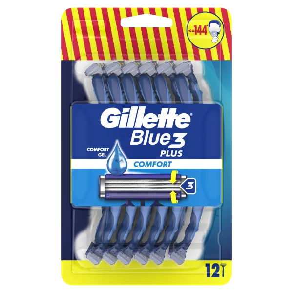 Gillette Blue3 Plus Comfort, Eldobható Borotva Férfiaknak,  Darabos Kiszerelés termékhez kapcsolódó kép