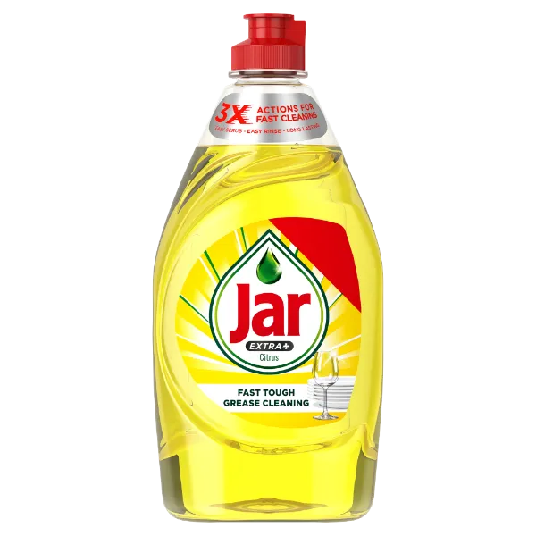 Jar Extra+Citrus Folyékony Mosogatószer.A Jar 1. Számú Formulája Szennyeződések Eltávolításához450ml termékhez kapcsolódó kép