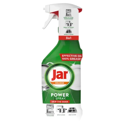 Jar Power Spray, 3 az 1-ben,Könnyű tisztítás és ragyogás az edényekhez és a konyhához,narancs,500 ml termékhez kapcsolódó kép