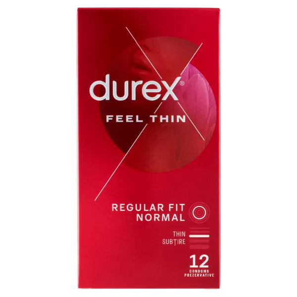 Durex Feel Thin óvszer 12 db termékhez kapcsolódó kép