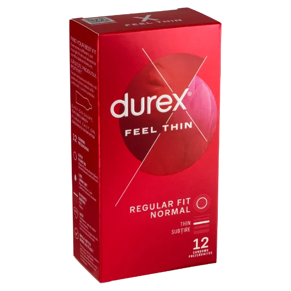 Durex Feel Thin óvszer 12 db termékhez kapcsolódó kép