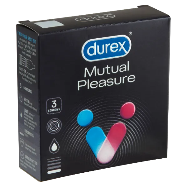 Durex Mutual Pleasure óvszer 3 db termékhez kapcsolódó kép