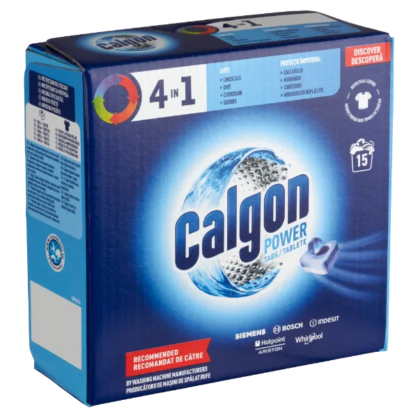 Calgon 4in1 Power vízlágyító tabletta 15 db termékhez kapcsolódó kép