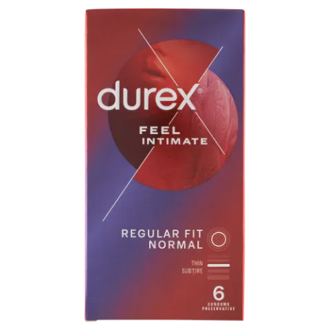 Durex Feel Intimate óvszer 6 db termékhez kapcsolódó kép