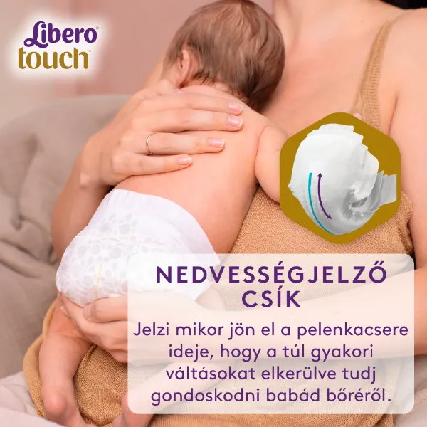 Libero Touch egyszerhasználatos pelenkanadrág, méret: 1, 2-5 kg 22 db termékhez kapcsolódó kép