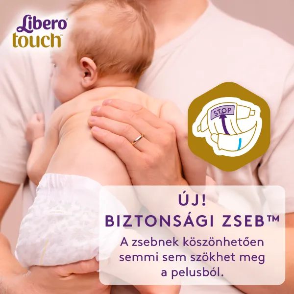 Libero Touch egyszerhasználatos pelenkanadrág, méret: 1, 2-5 kg 22 db termékhez kapcsolódó kép