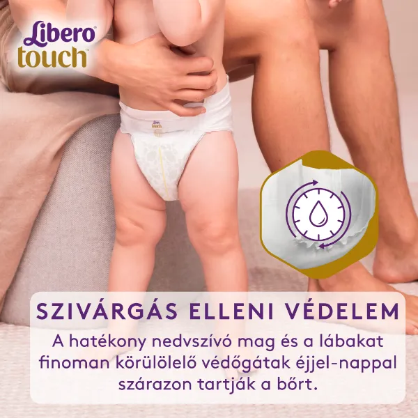 Libero Touch egyszerhasználatos pelenkanadrág, méret: 1, 2-5 kg 22 db termékhez kapcsolódó kép