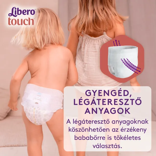 Libero Touch egyszerhasználatos bugyipelenka, méret: 3, 5-9 kg, 36 db termékhez kapcsolódó kép