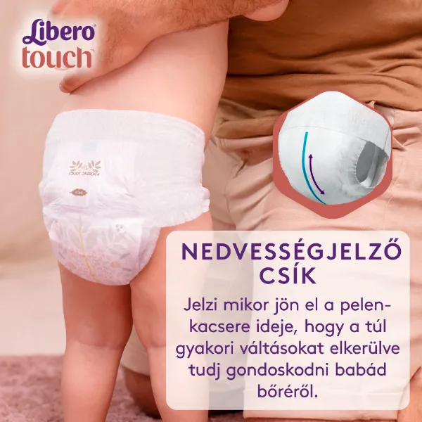 Libero Touch egyszerhasználatos bugyipelenka, méret: 3, 5-9 kg, 36 db termékhez kapcsolódó kép