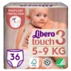 Libero Touch egyszerhasználatos bugyipelenka, méret: 3, 5-9 kg, 36 db termékhez kapcsolódó kép