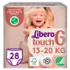 Libero Touch egyszerhasználatos bugyipelenka, méret: 6, 13-20 kg, 28 db termékhez kapcsolódó kép