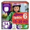 Libero Up&Go egyszerhasználatos bugyipelenka, méret: 6, 13-20 kg, 34 db termékhez kapcsolódó kép