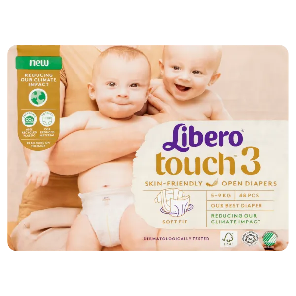 Libero Touch egyszerhasználatos pelenkanadrág, méret: 3, 5-9 kg, 48 db termékhez kapcsolódó kép