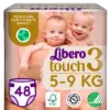 Libero Touch egyszerhasználatos pelenkanadrág, méret: 3, 5-9 kg, 48 db termékhez kapcsolódó kép