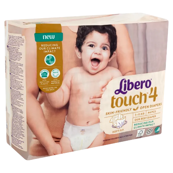 Libero Touch egyszerhasználatos pelenkanadrág, méret: 4, 7-11 kg, 44 db termékhez kapcsolódó kép