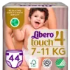 Libero Touch egyszerhasználatos pelenkanadrág, méret: 4, 7-11 kg, 44 db termékhez kapcsolódó kép