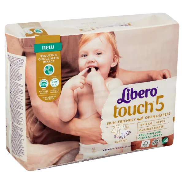 Libero Touch egyszerhasználatos pelenkanadrág, méret: 5, 10-14 kg, 40 db termékhez kapcsolódó kép