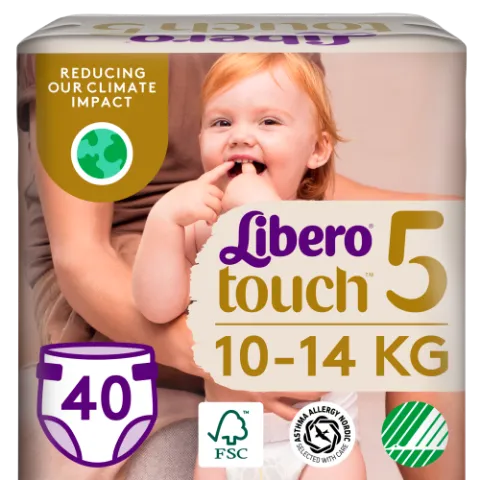 Libero Touch egyszerhasználatos pelenkanadrág, méret: 5, 10-14 kg, 40 db termékhez kapcsolódó kép