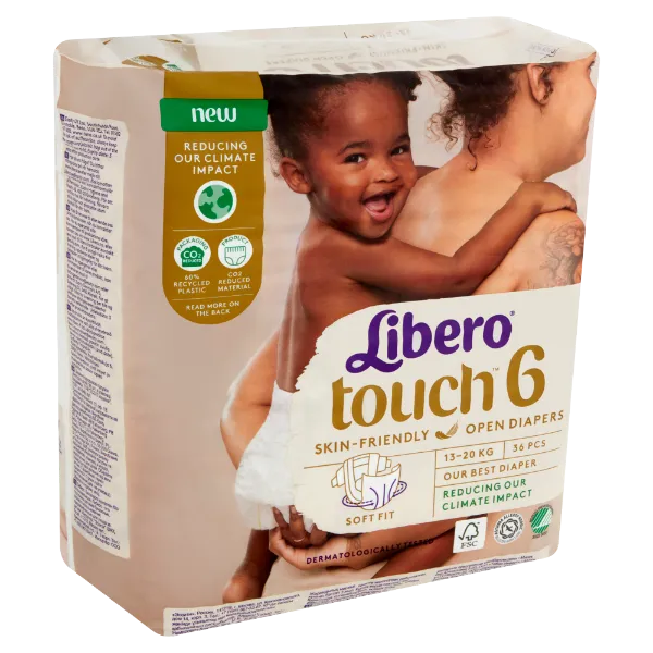 Libero Touch egyszerhasználatos pelenkanadrág, méret: 6, 13-20 kg, 36 db termékhez kapcsolódó kép