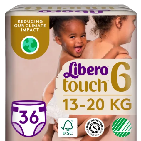 Libero Touch egyszerhasználatos pelenkanadrág, méret: 6, 13-20 kg, 36 db termékhez kapcsolódó kép