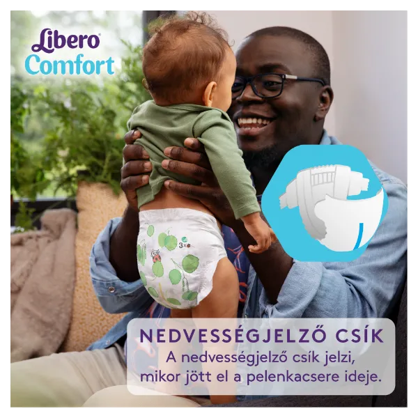 Libero Comfort egyszerhasználatos pelenkanadrág, méret: 3, 5-9 kg 84 db termékhez kapcsolódó kép