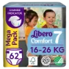 Libero Comfort egyszerhasználatos pelenka, méret: 7, 16-26 kg, 62 db termékhez kapcsolódó kép