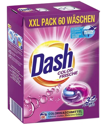 Dash folyékony kapszula 60 mosás 60 db 3in1 Color termékhez kapcsolódó kép