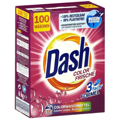 Dash mosópor dobozos 100 mosás 6 kg Color Fresh termékhez kapcsolódó kép