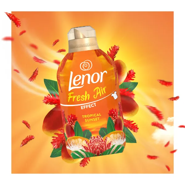 Lenor Fresh Air Effect Textilöblítő 55 Mosáshoz, Tropical Sunset termékhez kapcsolódó kép