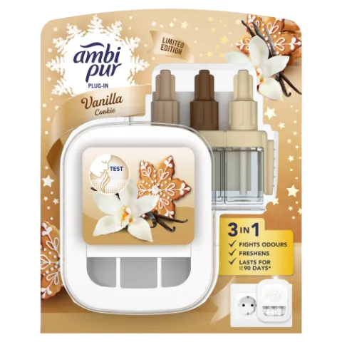 Ambi Pur 3Volution Okos Programozású Légfrissítő Készülék Kezdőcsomag, Vanilla Cookie 20 ml termékhez kapcsolódó kép