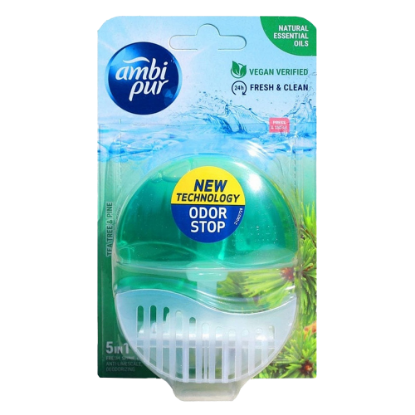 Ambipur wc gél 55ml + készülék tea & pine termékhez kapcsolódó kép