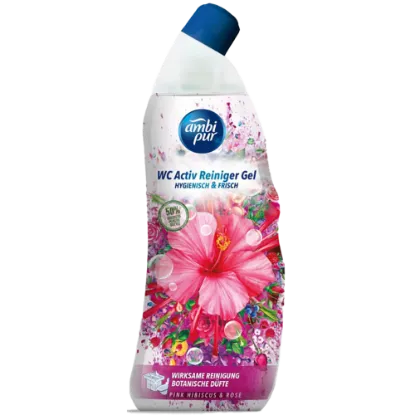 Ambipur wc gél 750 ml pink termékhez kapcsolódó kép