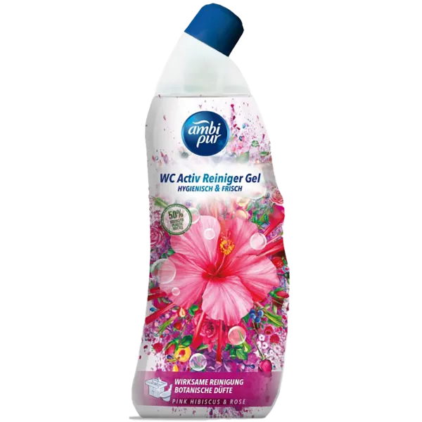 Ambipur wc gél 750 ml pink termékhez kapcsolódó kép
