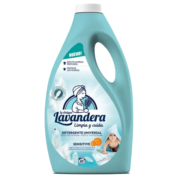 Lavandera mosógél 2,49l Sensitive, Baby 83 mosás termékhez kapcsolódó kép