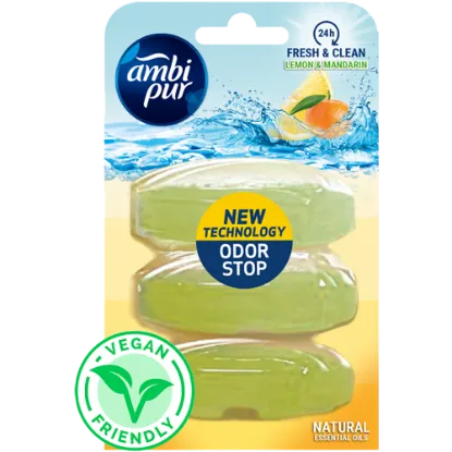 Ambipur wc gél utántöltő 3x55ml lemon & mandarin termékhez kapcsolódó kép