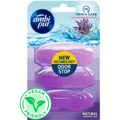 Ambipur wc gél utántöltő 3x55ml laven & rose termékhez kapcsolódó kép