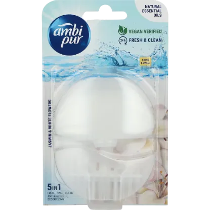 Ambipur wc gél 55ml + készülék jasmin white termékhez kapcsolódó kép