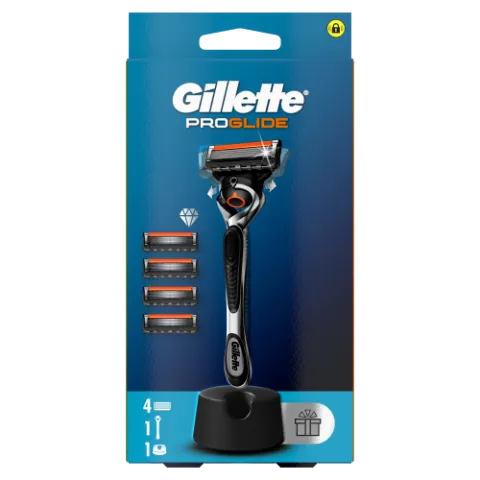 Gillette ProGlide Férfi Borotva, 1 db Gillette Borotva, 4 db Borotvabetét termékhez kapcsolódó kép