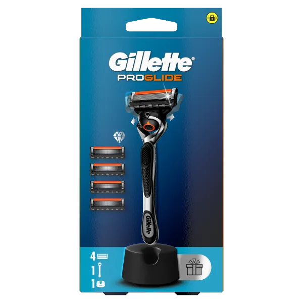 Gillette ProGlide Férfi Borotva, 1 db Gillette Borotva, 4 db Borotvabetét termékhez kapcsolódó kép