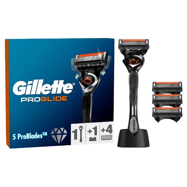 Gillette ProGlide Férfi Borotva, 1 db Gillette Borotva, 4 db Borotvabetét termékhez kapcsolódó kép