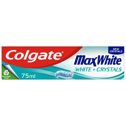 Colgate Max White White Crystals fogfehérítő fogkrém 75ml termékhez kapcsolódó kép