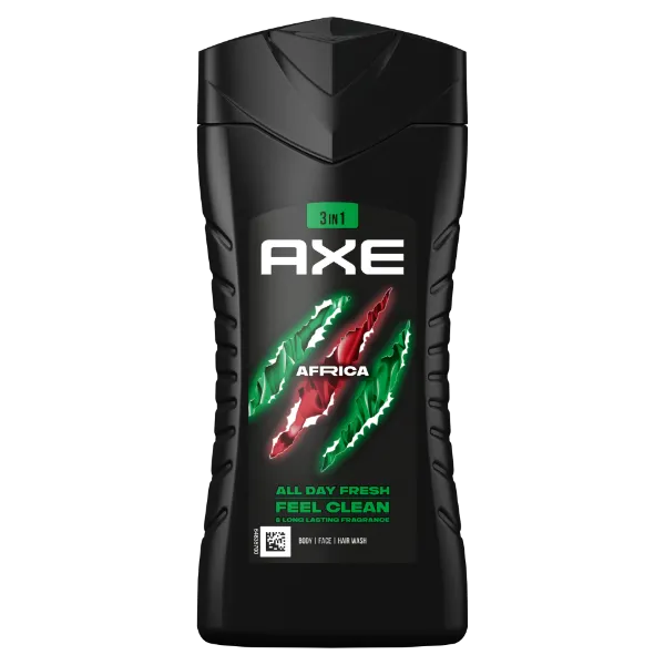 AXE Africa 3 in 1 tusfürdő testre, arcra, hajra 250 ml termékhez kapcsolódó kép