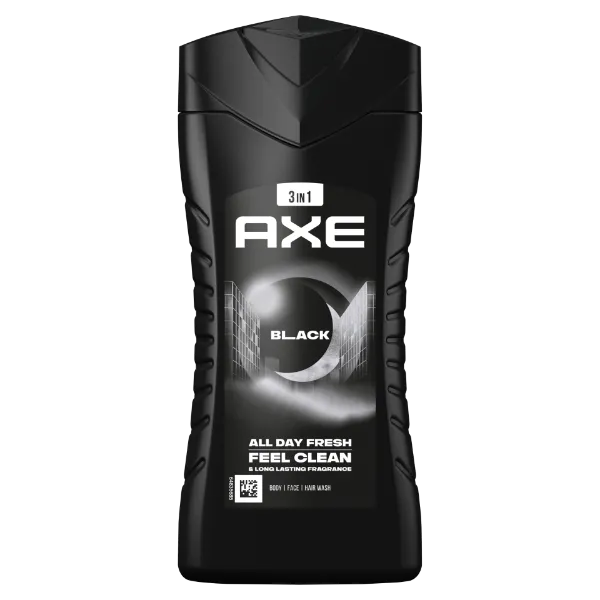 AXE Black 3 in 1 tusfürdő testre, arcra, hajra 250 ml termékhez kapcsolódó kép
