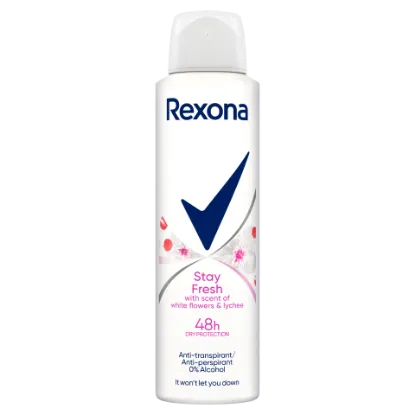 Rexona MotionSense Stay Fresh White Flowers & Lychee izzadásgátló 150 ml termékhez kapcsolódó kép