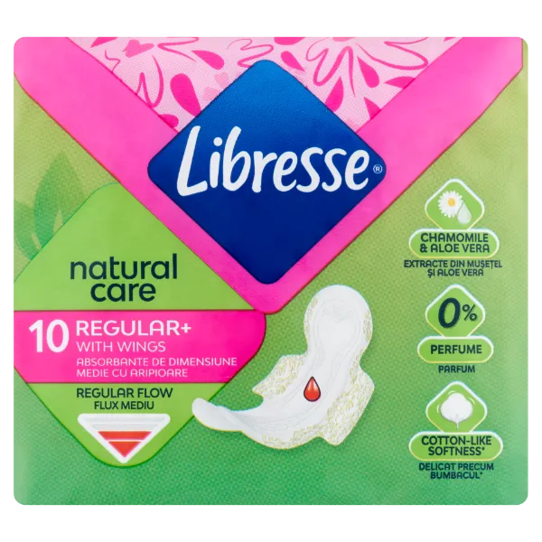 Libresse egészségügyi betét nature care ulta normal 10 db termékhez kapcsolódó kép