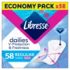 Libresse  Dailies V-Protection & Freshness Regular Deo illatosított tisztasági betét 58 db termékhez kapcsolódó kép