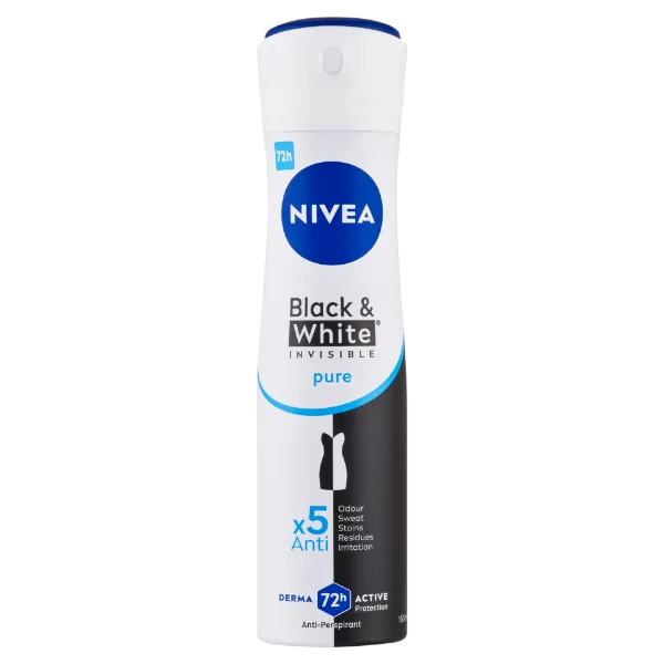 NIVEA Black & White Invisible Pure izzadásgátló 150 ml termékhez kapcsolódó kép