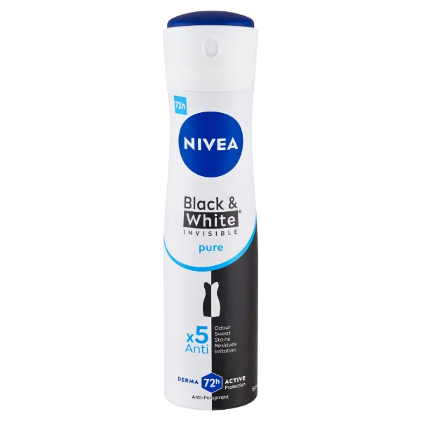 NIVEA Black & White Invisible Pure izzadásgátló 150 ml termékhez kapcsolódó kép