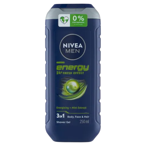 NIVEA MEN Energy tusfürdő 250 ml termékhez kapcsolódó kép